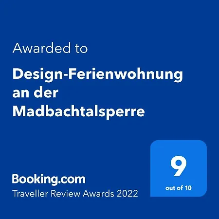 Apartment Design-ferienwohnung An Der Madbachtalsperre *